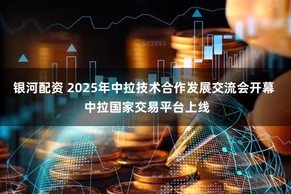 银河配资 2025年中拉技术合作发展交流会开幕 中拉国家交易平台上线